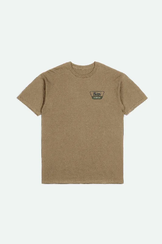 Linwood S/S Standard T-Shirt - Tiger's Eye/Navy/Olive