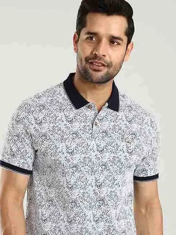 Men Printed Polo T-Shirt