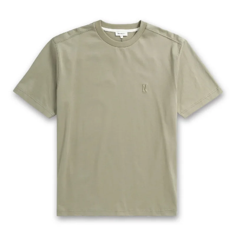 Norse Projects - Johannes N Logo T-Shirt in Clay