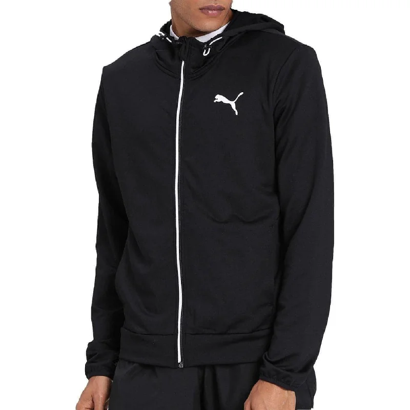 Puma Ready To Go Full Zip Mens Training Hoody - Black