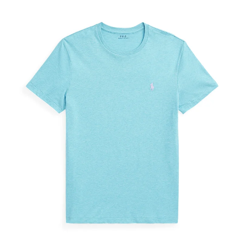 Ralph Lauren - Custom Slim Fit Jersey Crewneck T-Shirt in Aqua