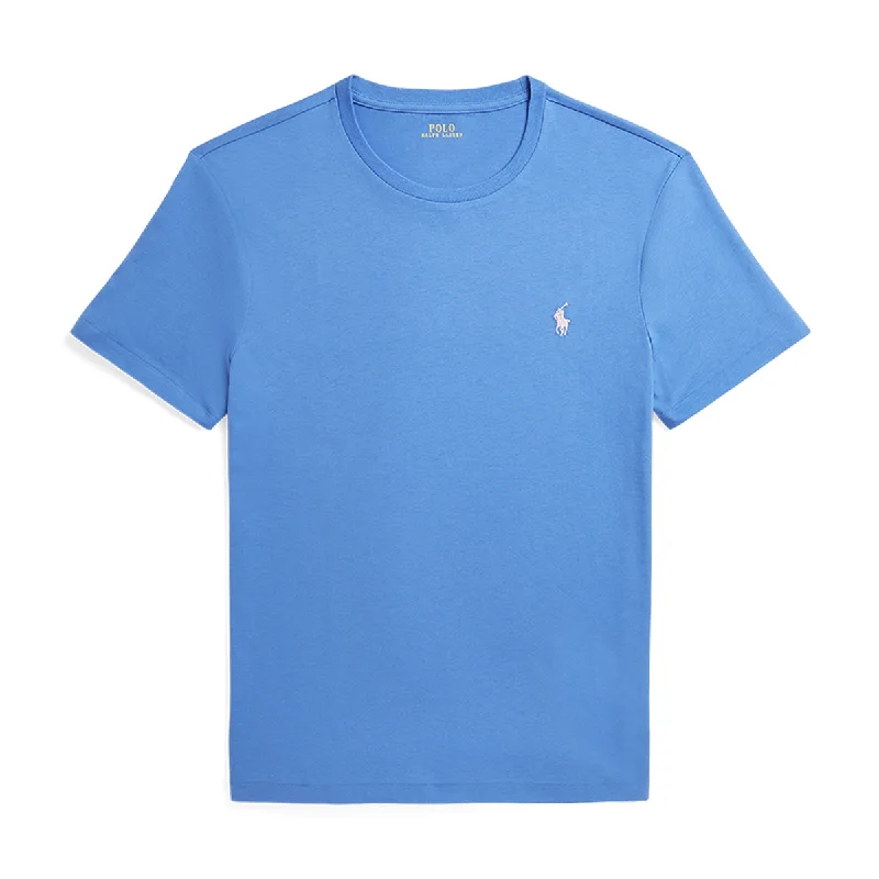 Ralph Lauren - Custom Slim Fit Jersey Crewneck T-Shirt in Blue