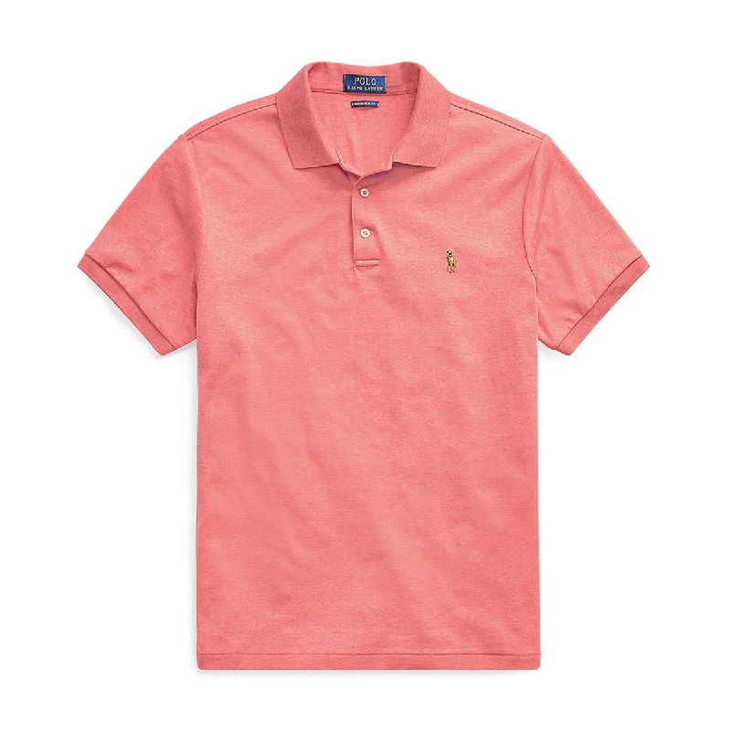 Ralph Lauren - Custom Slim Fit Soft Cotton Polo Shirt in Pink