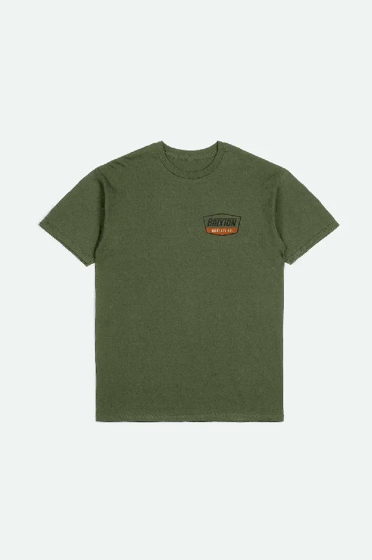 Regal S/S Standard T-Shirt - Ivy Green/Washed Black/Rust