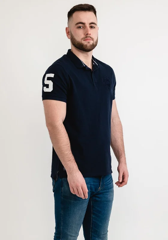 Superdry Vintage Polo Shirt, Nautical Navy