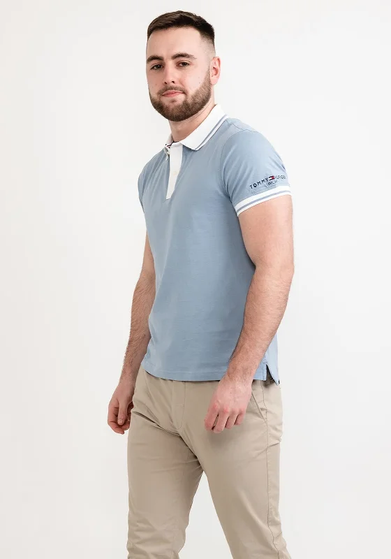 Tommy Hilfiger Basic Tipped Polo Shirt, Daybreak Blue