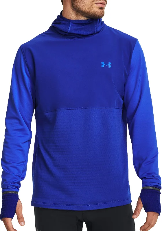 Under Armour Qualifier Cold Mens Running Hoody - Blue