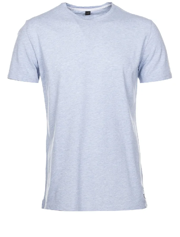 Dean Piqué T-Shirt Light Blue Melange